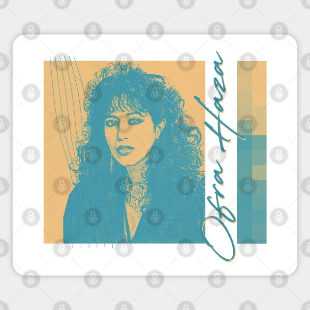 Ofra Haza ∆∆ 80s Style Aesthetic Fan Design Magnet by unknown_pleasures